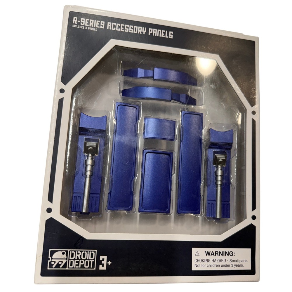 Disney Star Wars Galaxys Edge Droid Depot R-Series Accessory Panels Blue 8pc Set